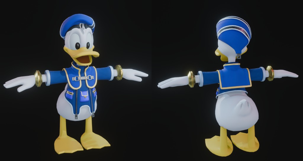Donald Duck KH3 Premium for Blender 4