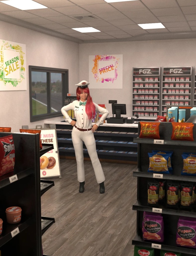 FG Road Side Gas Station Bundle