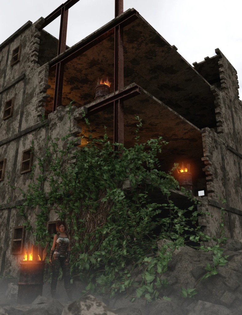 Post Apocalyptic Buildings 1