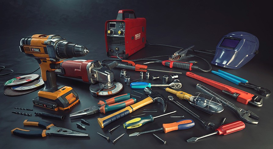 Garage Tools Props