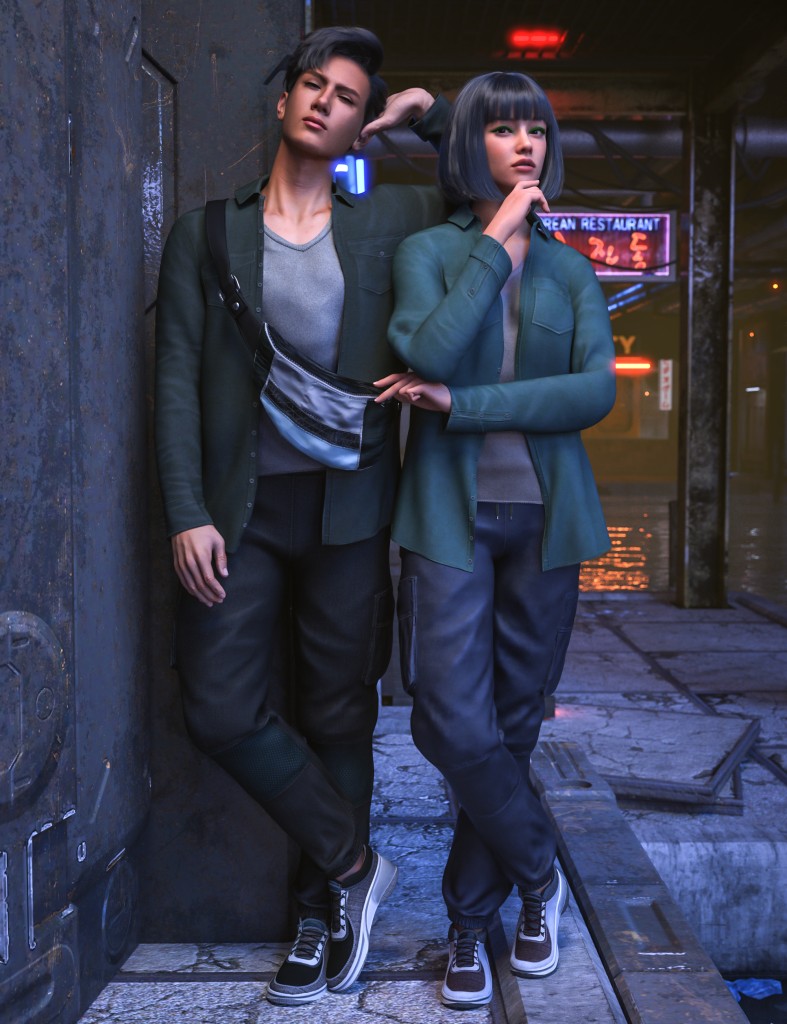 dForce Monday Outfit Texture Add-On