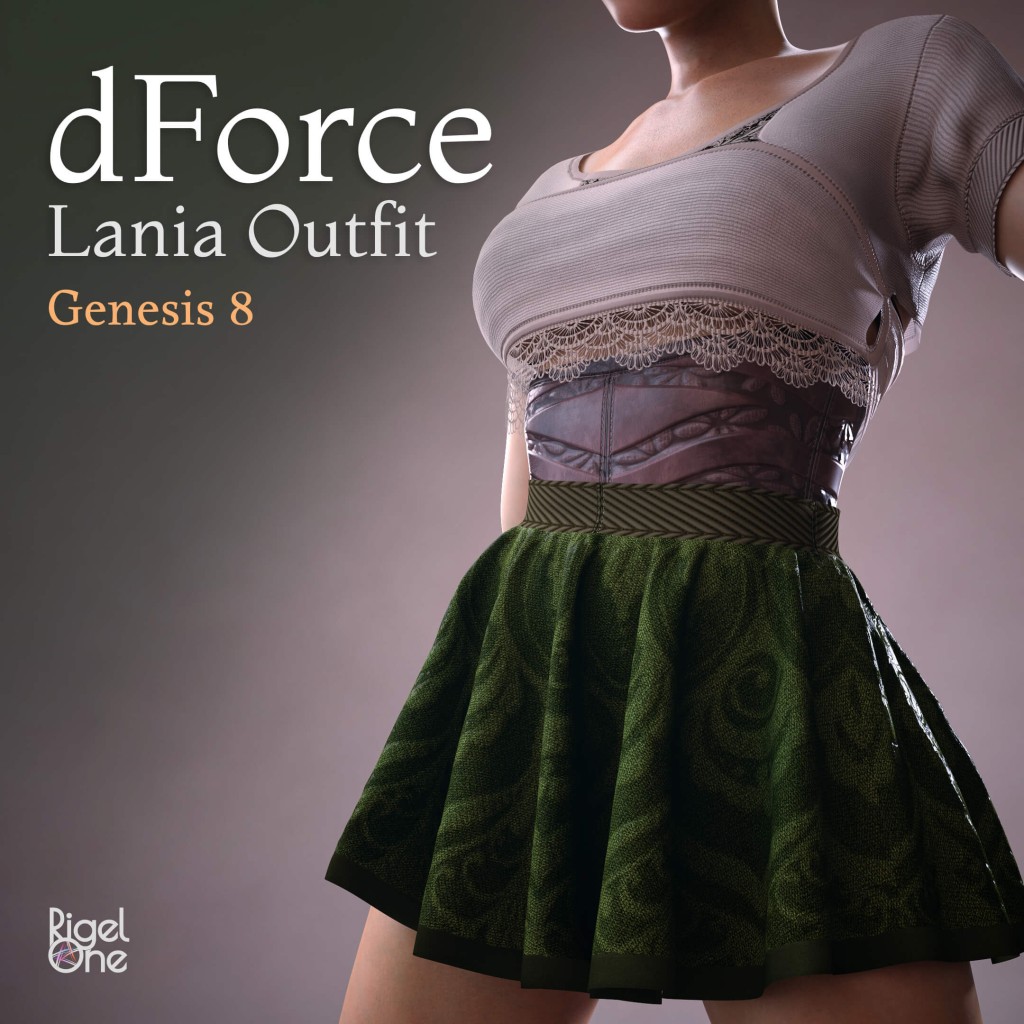 dForce Lania Outfit for Genesis 8 Female