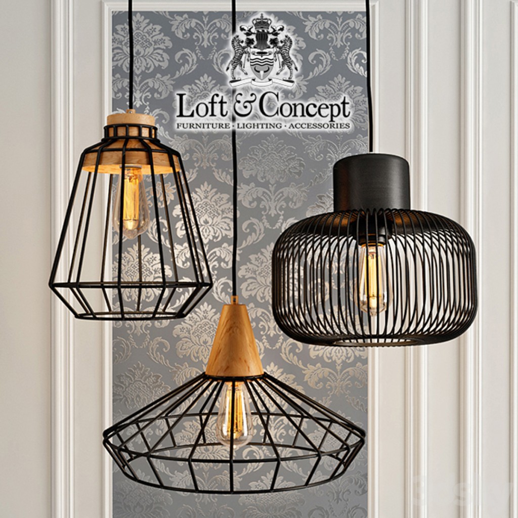 Wooden Suspended Fixture