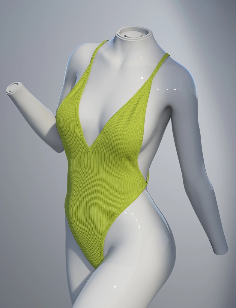 dForce SU Vacation Swimsuit for Genesis 9, 8.1, and 8 Female