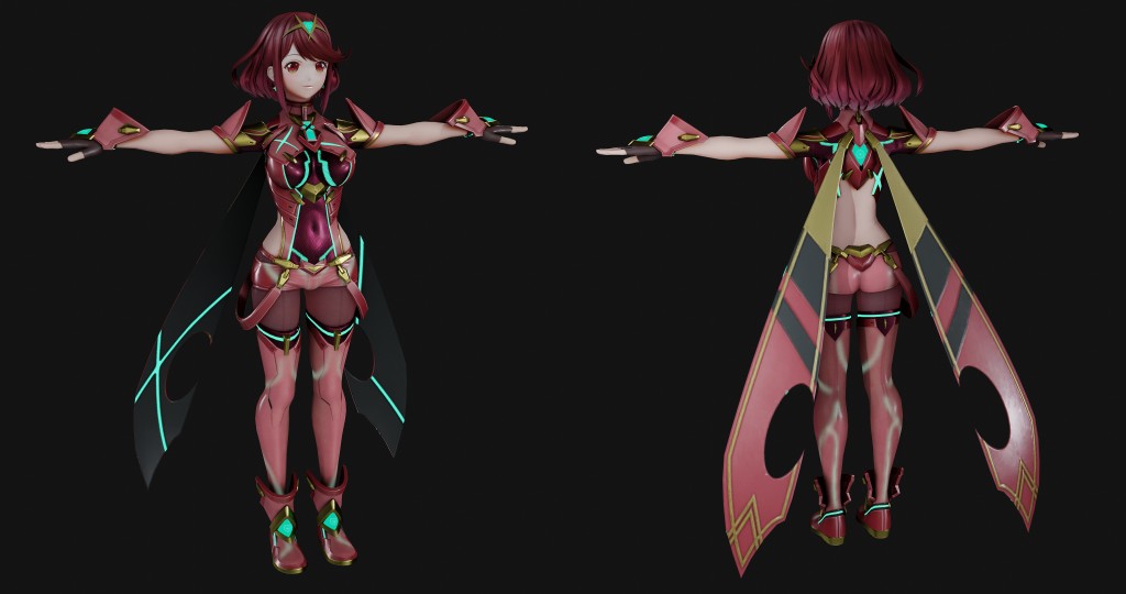 Pyra (SSBU) Premium for Blender 3