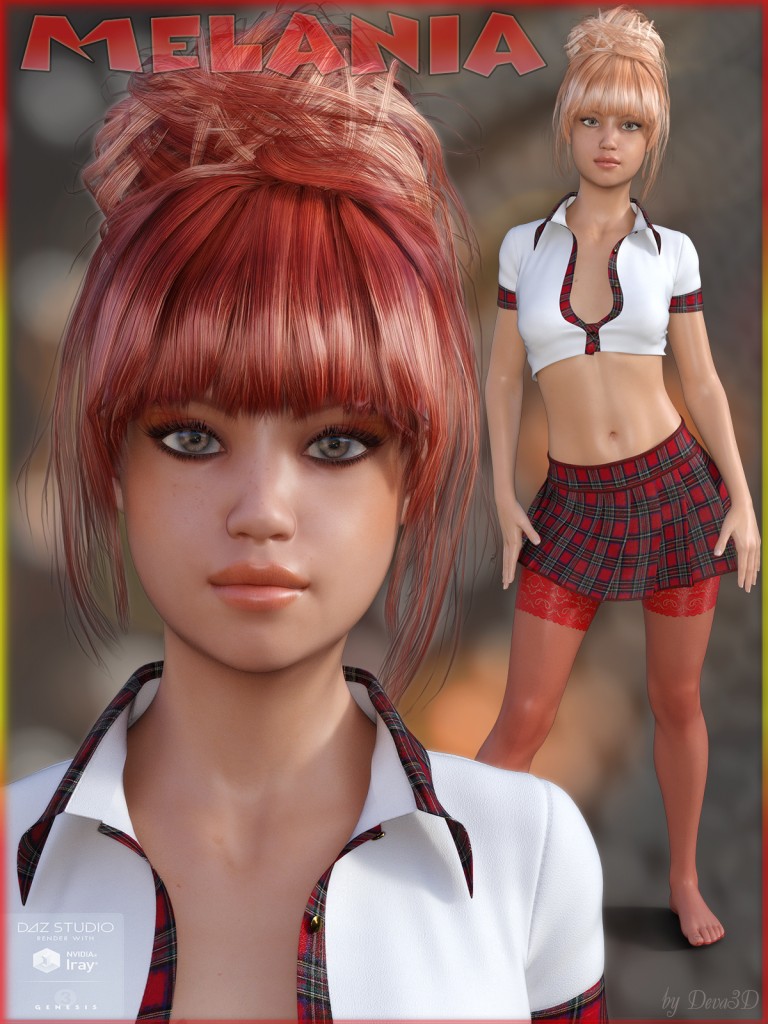 TDT-Melania Iray for Genesis 3 Female