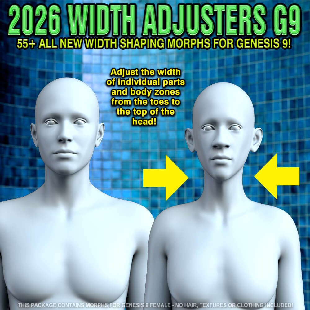2026 Width Morphs for Genesis 9