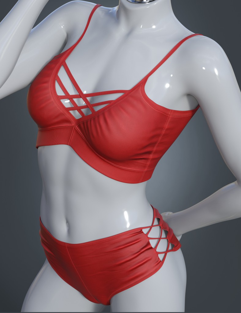 dForce BRZ Underwear Set for Genesis 9