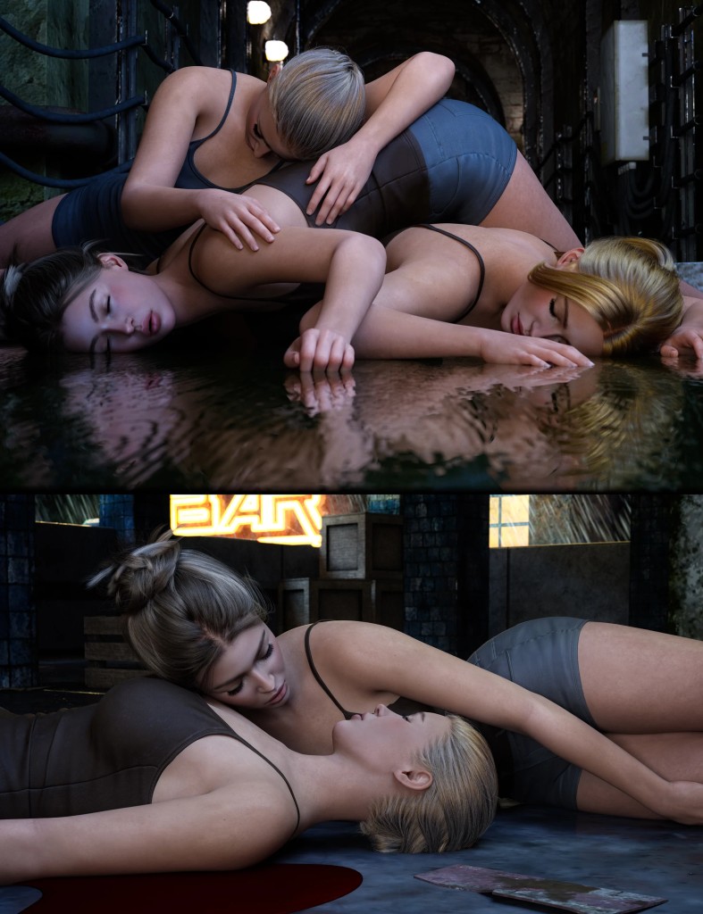 Z Body Count 2 Poses for Genesis 9 and 8 Female